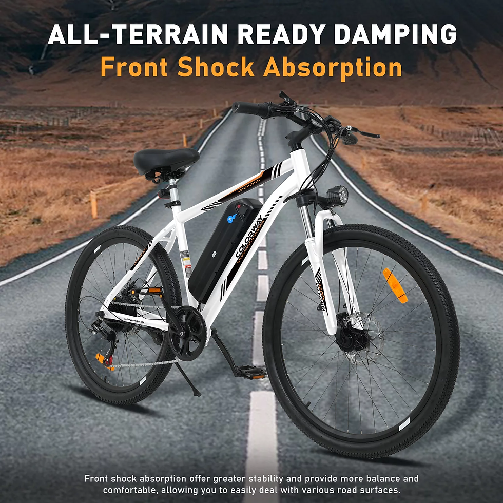 Thumbnail: 26" Electric Bike, 500W/36V/11.2AH Removable Battery E Bike,Max.Speed 19.9MPH Bi