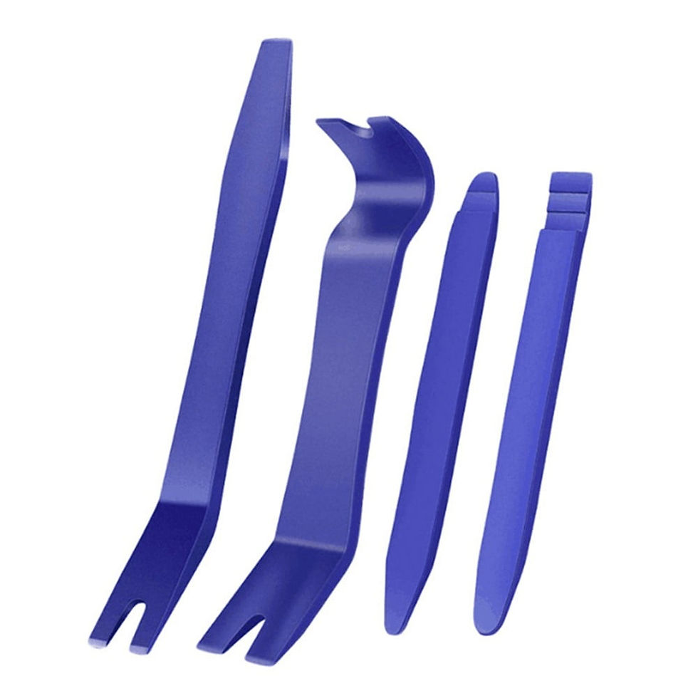 Thumbnail: 5PC Auto Trim Removal Tool Kit Car Panel Door Dashboard Fastener Remover Pr..