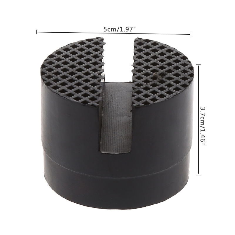 Thumbnail: Floor Slotted Car Rubber Pad Frame Protector Adapter Jacking Disk Pad Tool