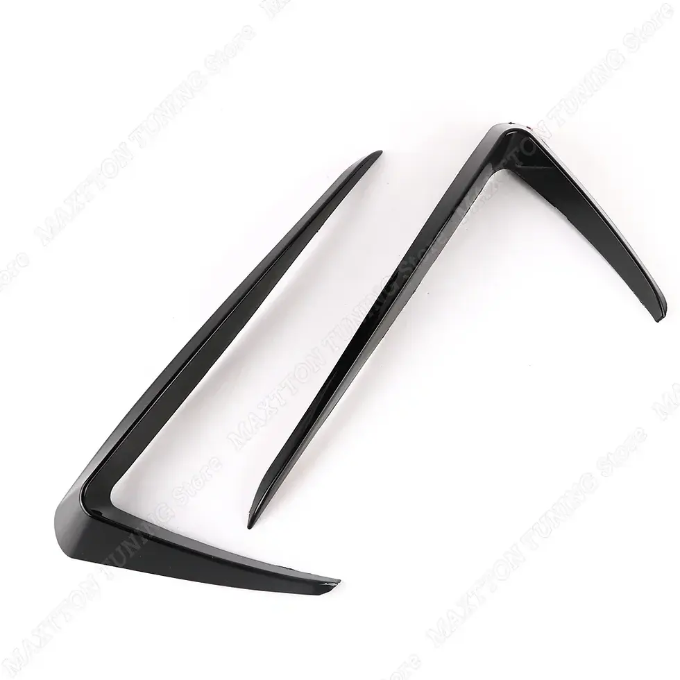 Thumbnail: For VW Golf 7 MK7 GTI GTD 2012-2017 Front Bumper Side Air Vent Trim Gloss Black
