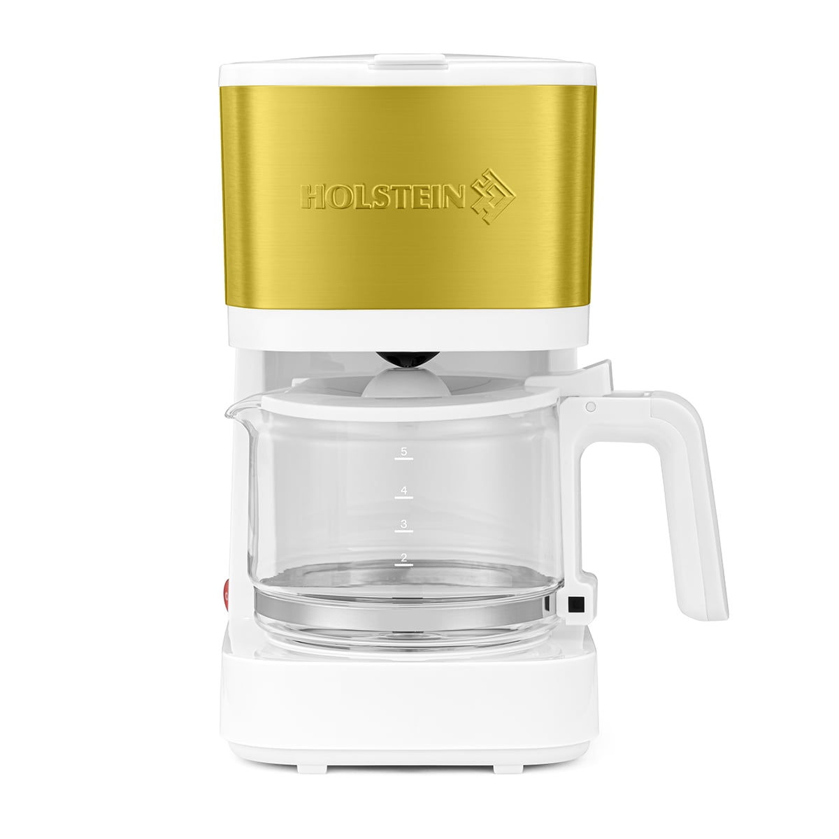 Holstein Housewares 5-Cup Coffee Maker - Pause N Serve, One-Touch Operation..