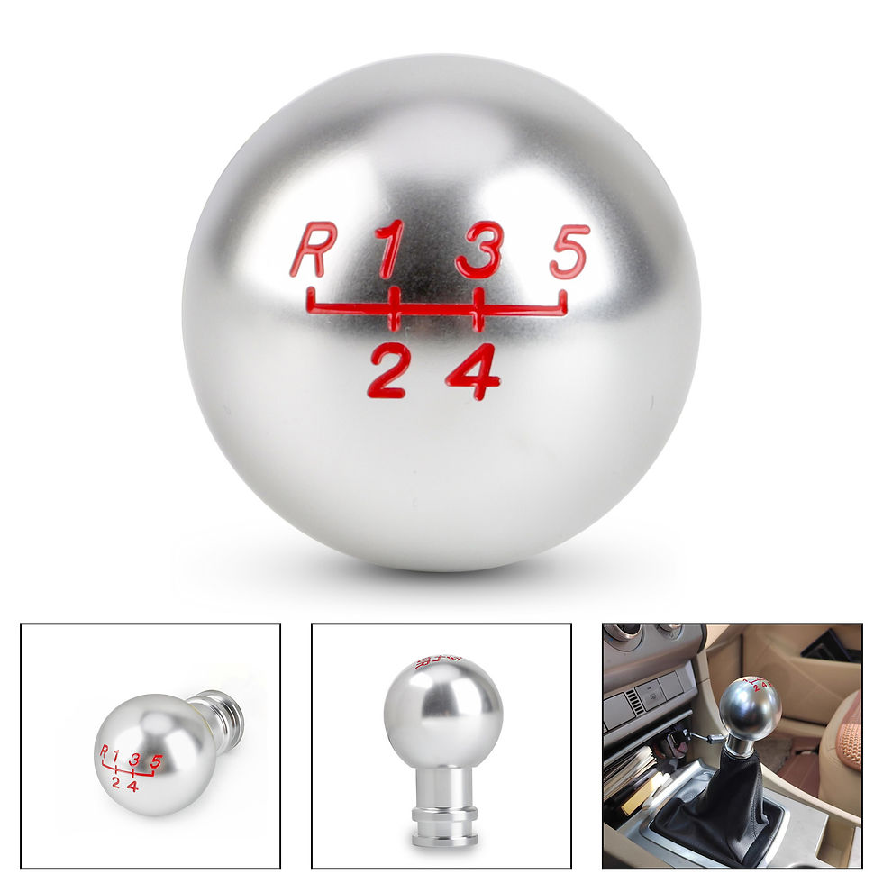 Thumbnail: 5/6/10 Speed Gear Shift Knob Aluminum Universal Car Manual Transmission Automati