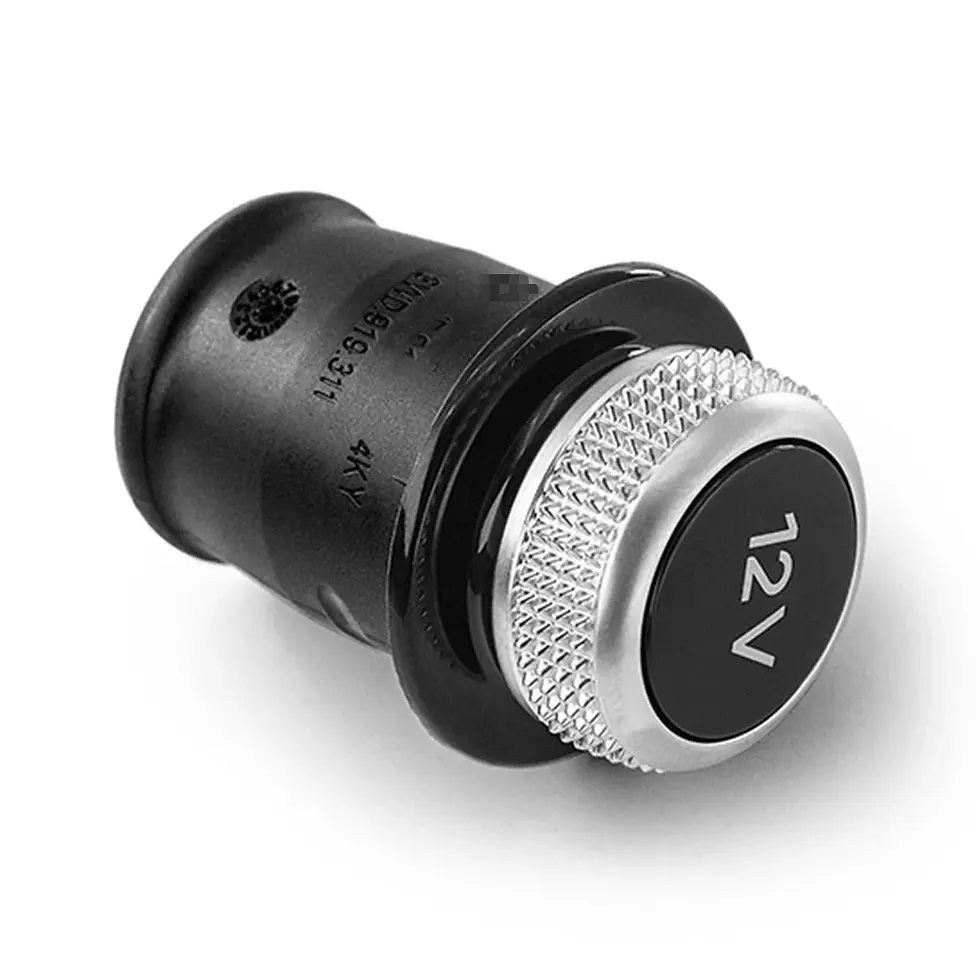 Thumbnail: Car Cigarette Lighter Cover Chrome Plated Cigarette Lighter Plug for Audi A3 A4