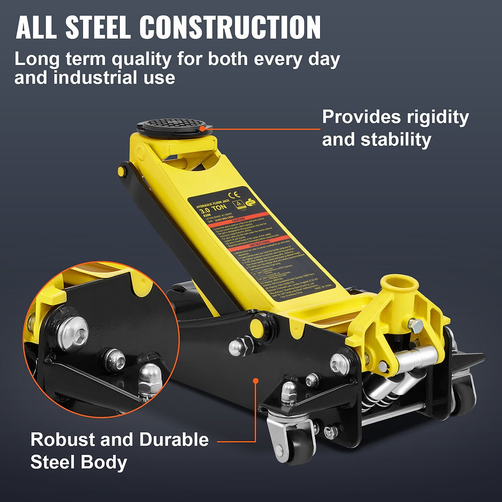 Thumbnail: SKYSHALO  Low Profile Floor Jack,3 Ton Capacity, Low-lying Steel Jack for R..
