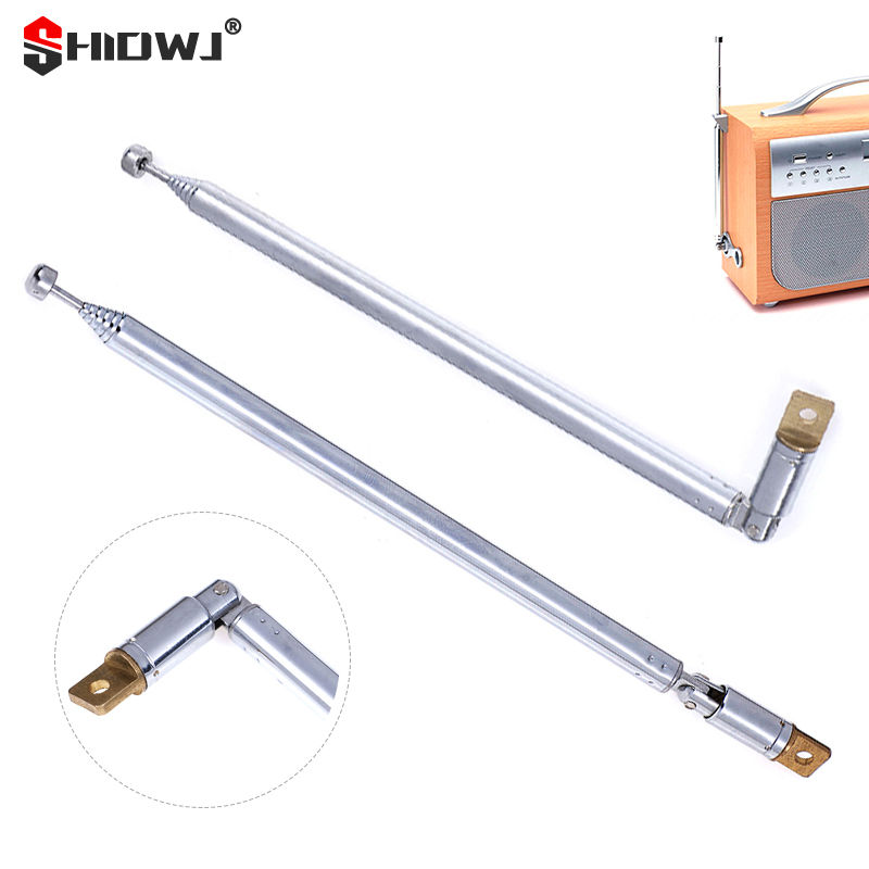 1Pc 4/5/7 Sections Telescopic Antenna Aerial Universal Antenna for AM FM Radio T