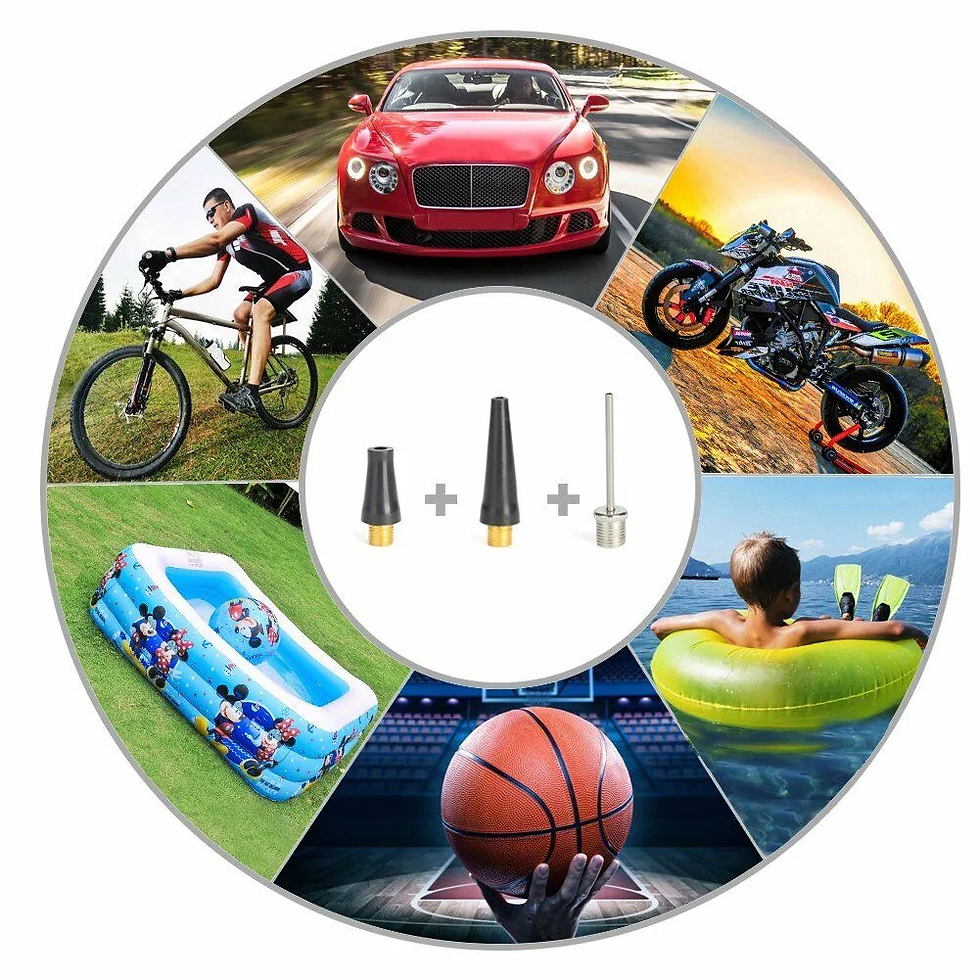Thumbnail: 5 Heavy Duty Portable 12V 1 Car Tire Inflator Pump Air Compressor 120W 150 PSI B