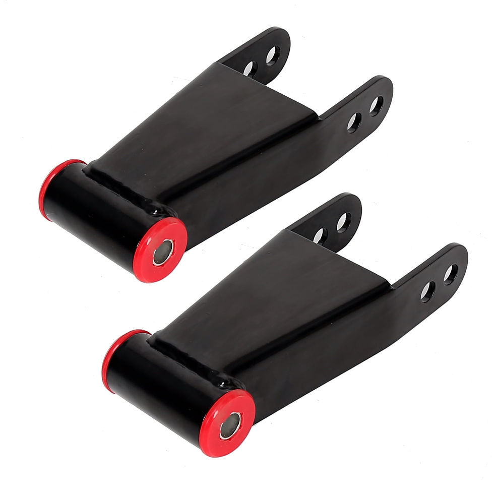 Thumbnail: Kojem Lowering Drop Shackles for 2004-2014 Ford F150 Black Rear Adjustable ..