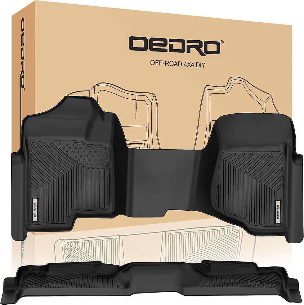 Thumbnail: RVNI Floor Mats for 2007-2013 Chevy Silverado/GMC Sierra 1500 Crew Cab/07-1..