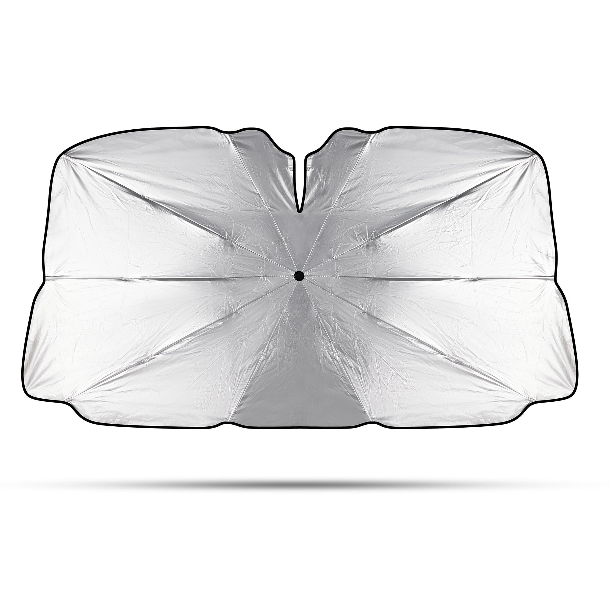 Auto Drive 1Piece Car Umberlla Shade Silver - Universal Fit, 23SH201