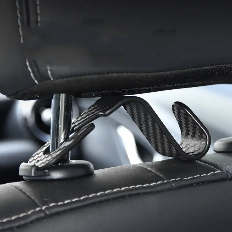 Thumbnail: 1/2/4Pcs Universal Auto Seat Headrest Hook Storage Hanger Car Vehicle Back Seat