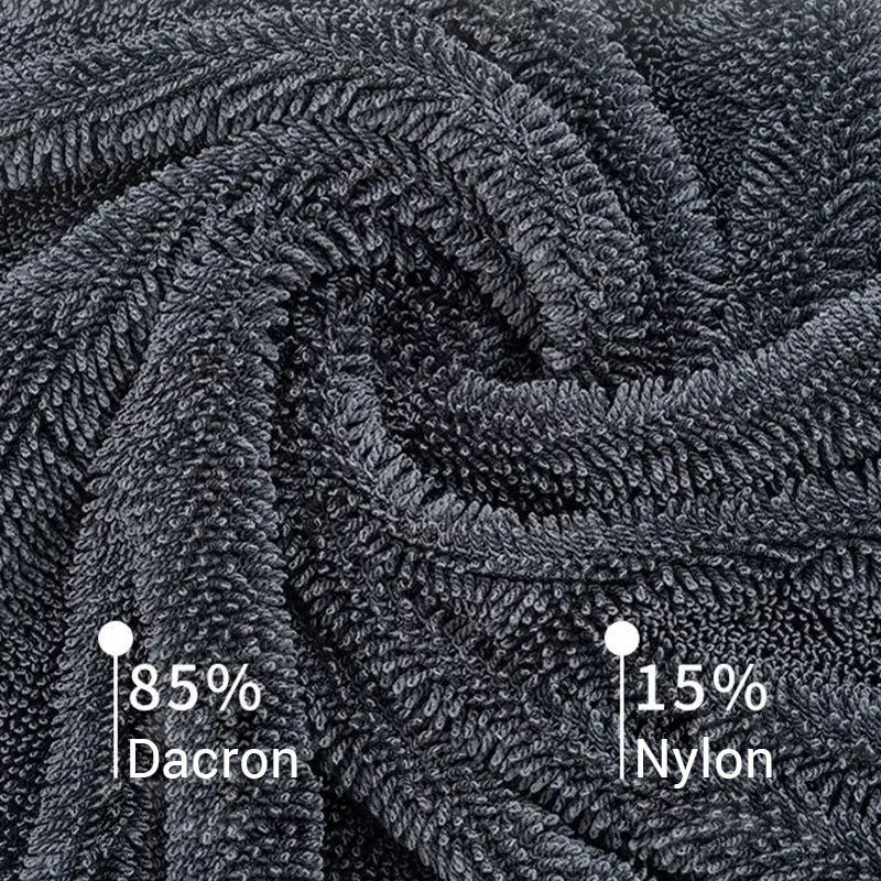 Thumbnail: Car Wash Towel 1200GSM Double Sided Towel Car Detailing Twisted Braid Cloth Supe