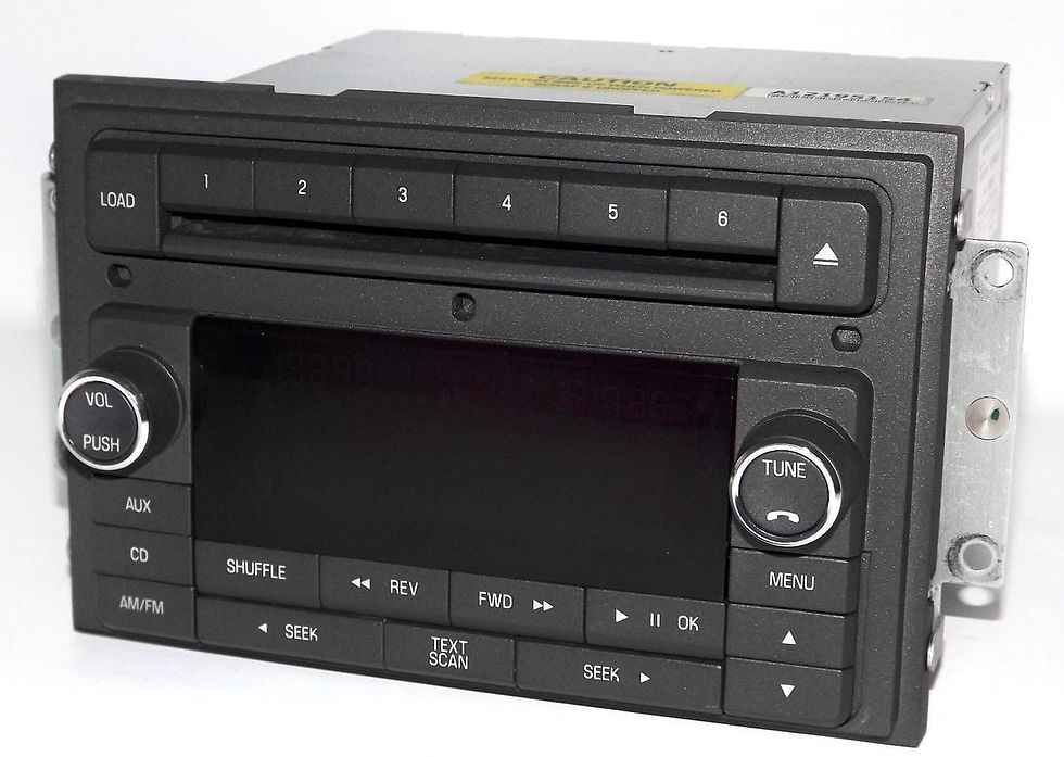 Thumbnail: Restored Ford Edge Lincoln MKX 2009-2010 Factory Radio AM FM 6 Disc MP3 CD ..