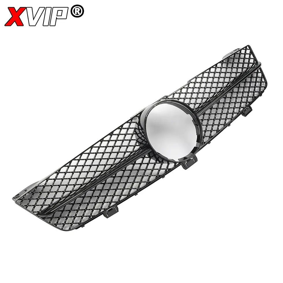 Thumbnail: XVIP Chrome Black Diamonds Style Bumper Grille For Mercedes Benz CLS W219 CLS350