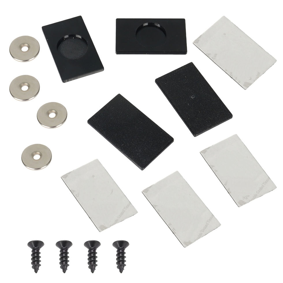 Thumbnail: 4Pcs Strong Magnetic License Plate Frame Kits for Car Motorhome Trailer Motorcyc
