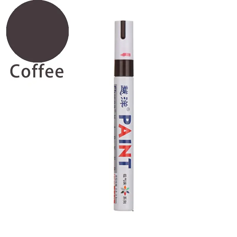 Thumbnail: Car Paint Scratches Repair Brush Pen Waterproof Water Paint Marker Pen Car Tire