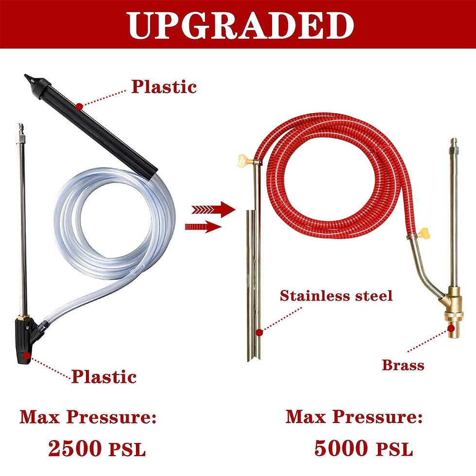Thumbnail: Pressure Washer Sandblasting Kit High Pressure 5000PSl Sand Blaster 1/4 Inch Qui