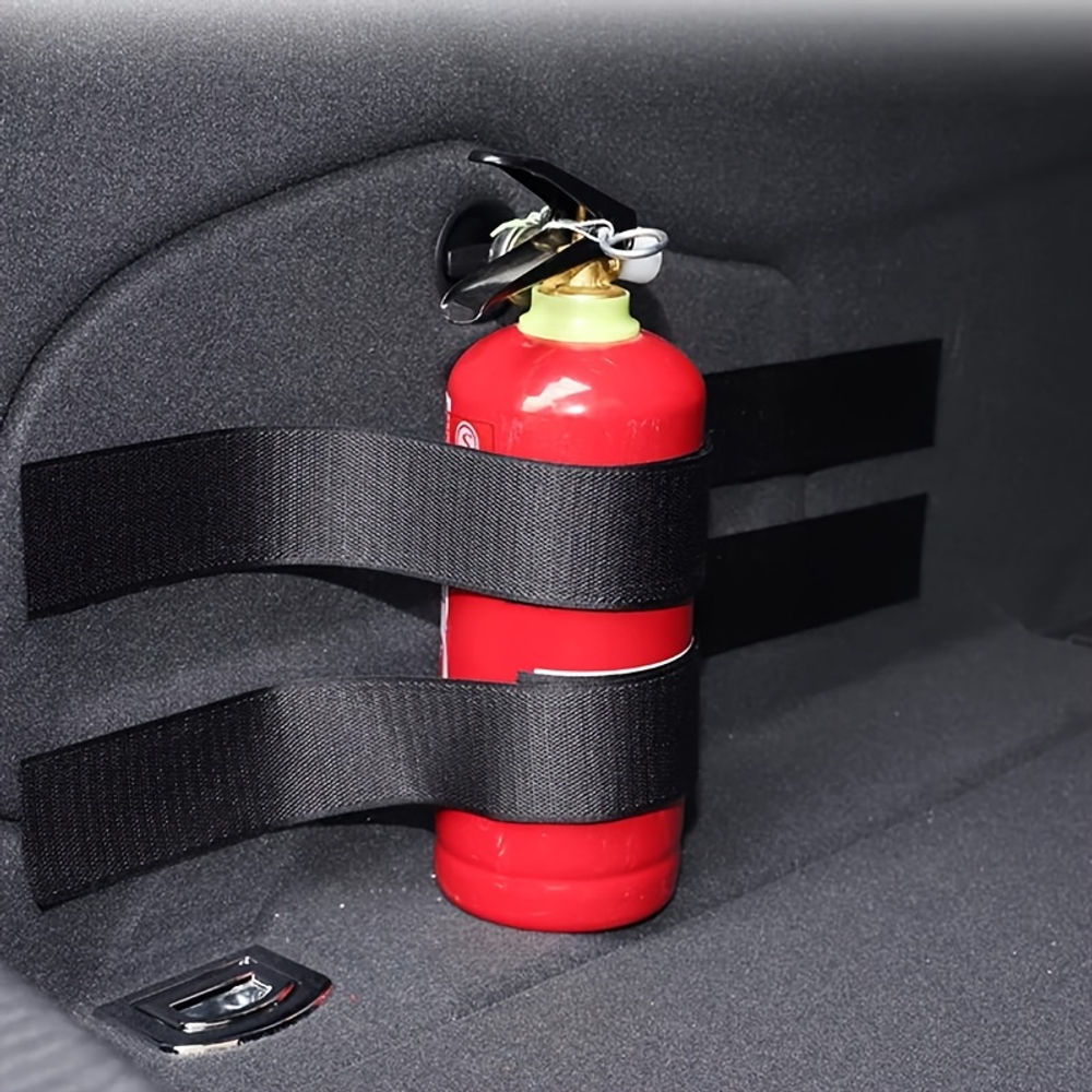 4pcs/set car trunk storage straps, with multi-functional Velcro, for securing it