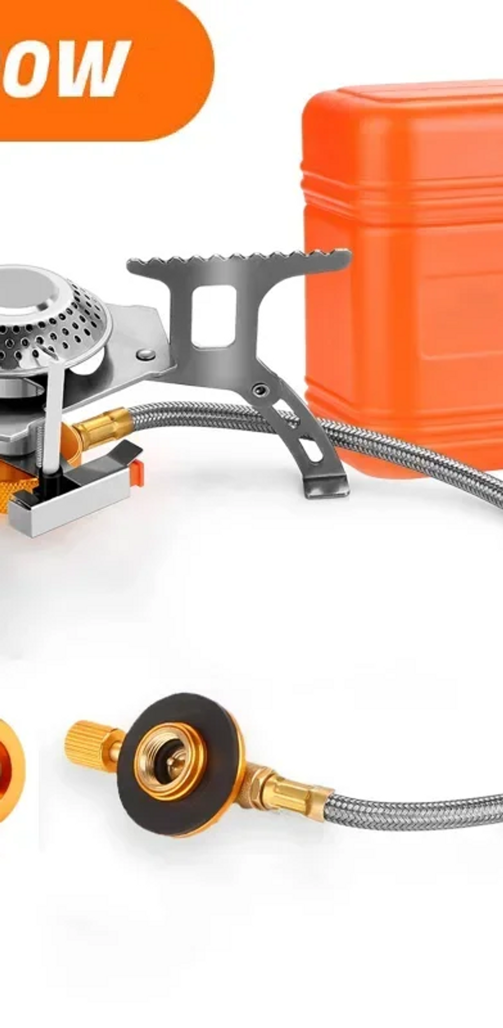 Camping Gas Stove Portable Folding Outdoor Backpacking Stove Tourist Equipment F