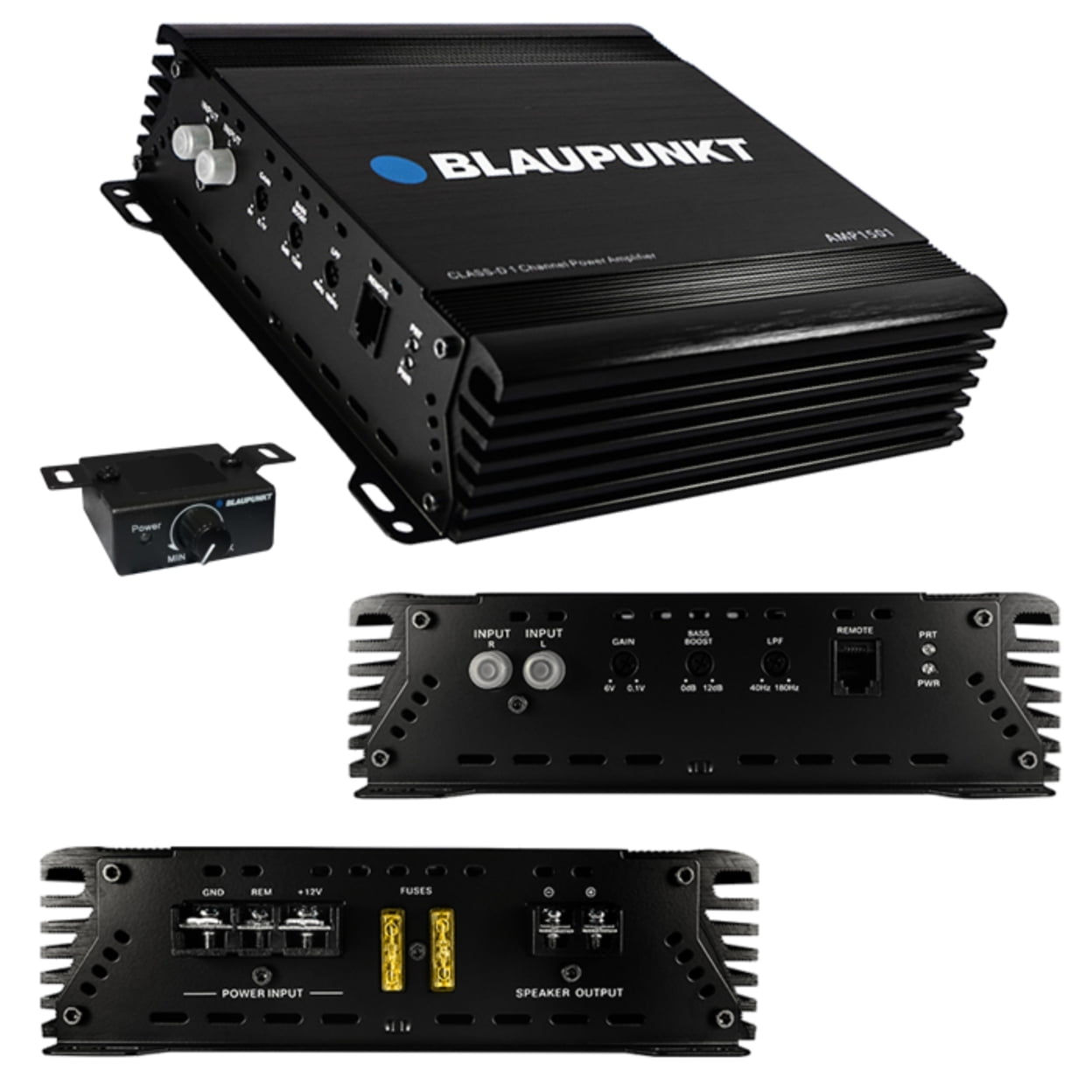 Blaupunkt 1500W 1 Channel Monoblock Amplifier (AMP1500M)