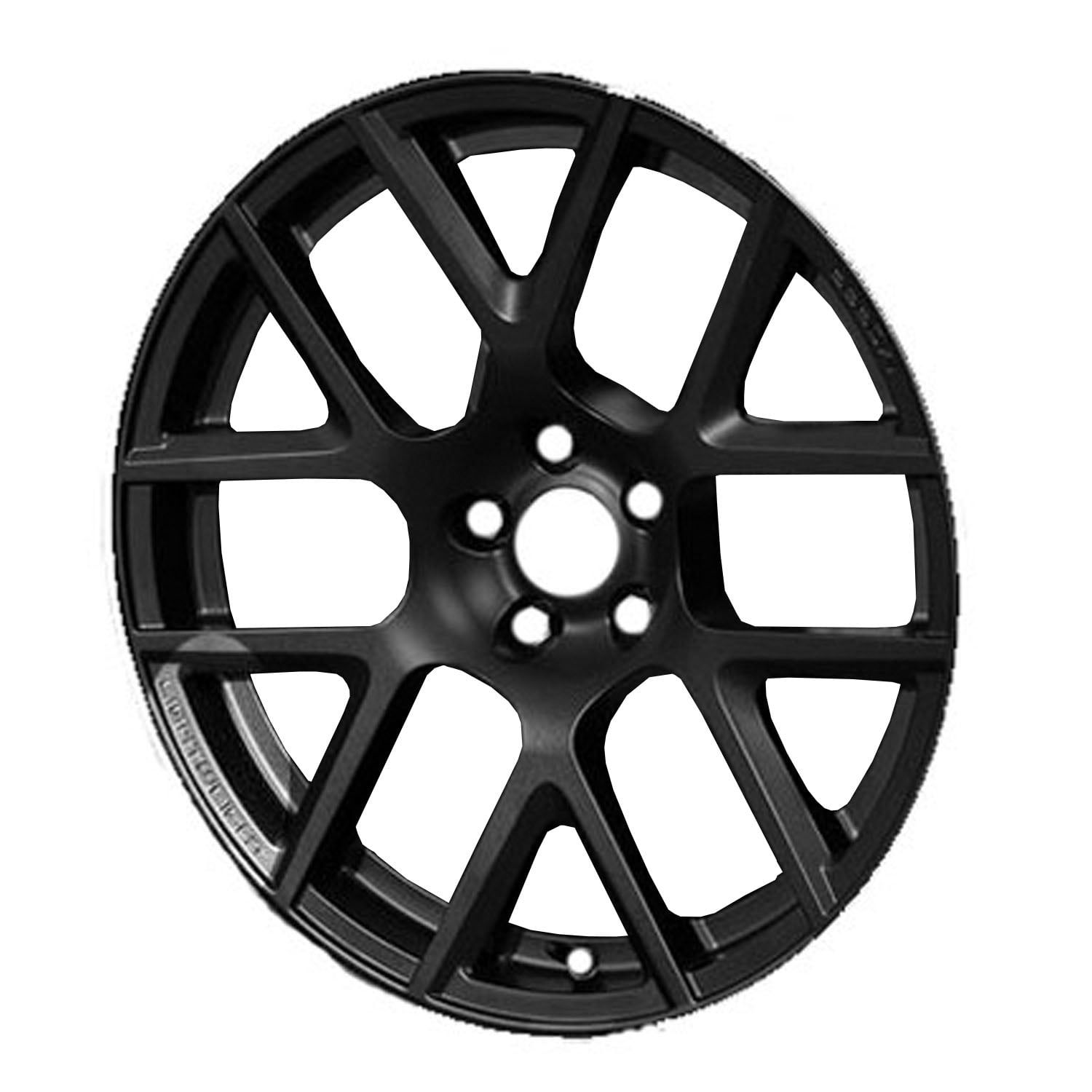 New Aftermarket Painted Black Aluminum Wheel 20 x 9 fits 2015-2019 Dodge C..