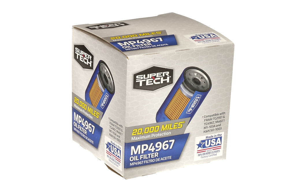Thumbnail: SuperTech Maximum Performance 20,000 mile Replacement Synthetic Oil Filter,..