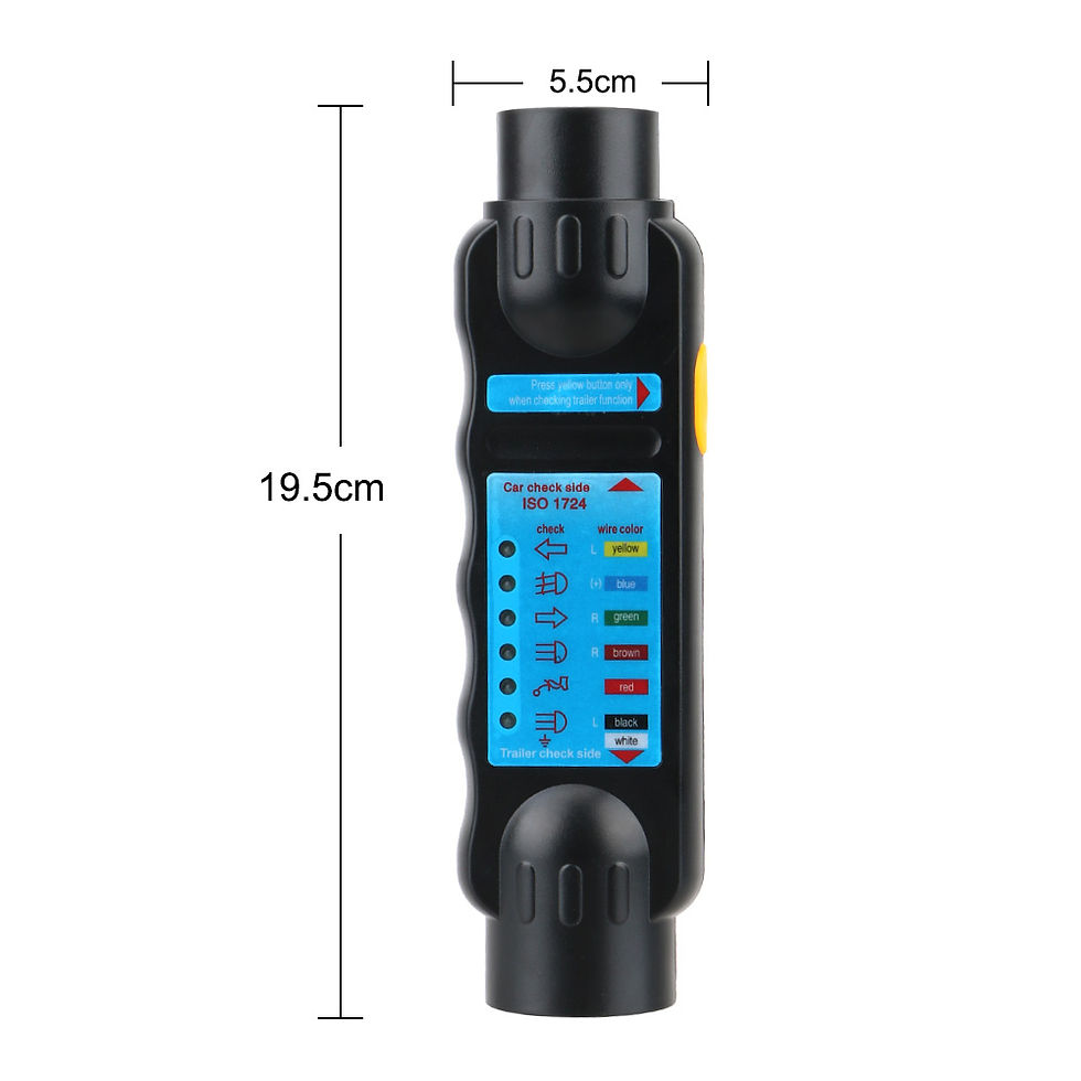 Thumbnail: 12V 7Pin Plug Socket Trailer Relay Tester Diesel Car Diagnostic Tools For Turn S