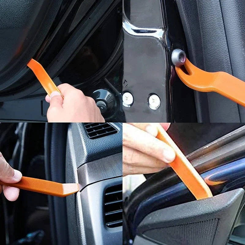 Thumbnail: Car Fastener Clips Set Fender Rivet Clips Kit 6mm/8mm Auto Body Bumper Door Trim