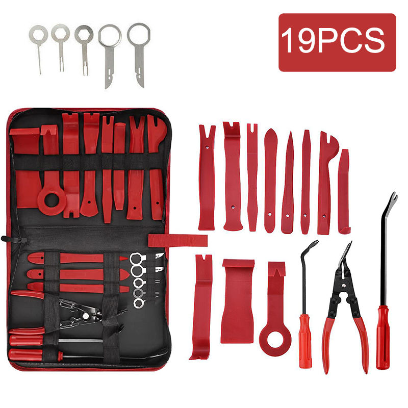 Thumbnail: Auto Door Clip Panel Trim Removal Tools Kits Car Interior Seesaw Conversion Repa