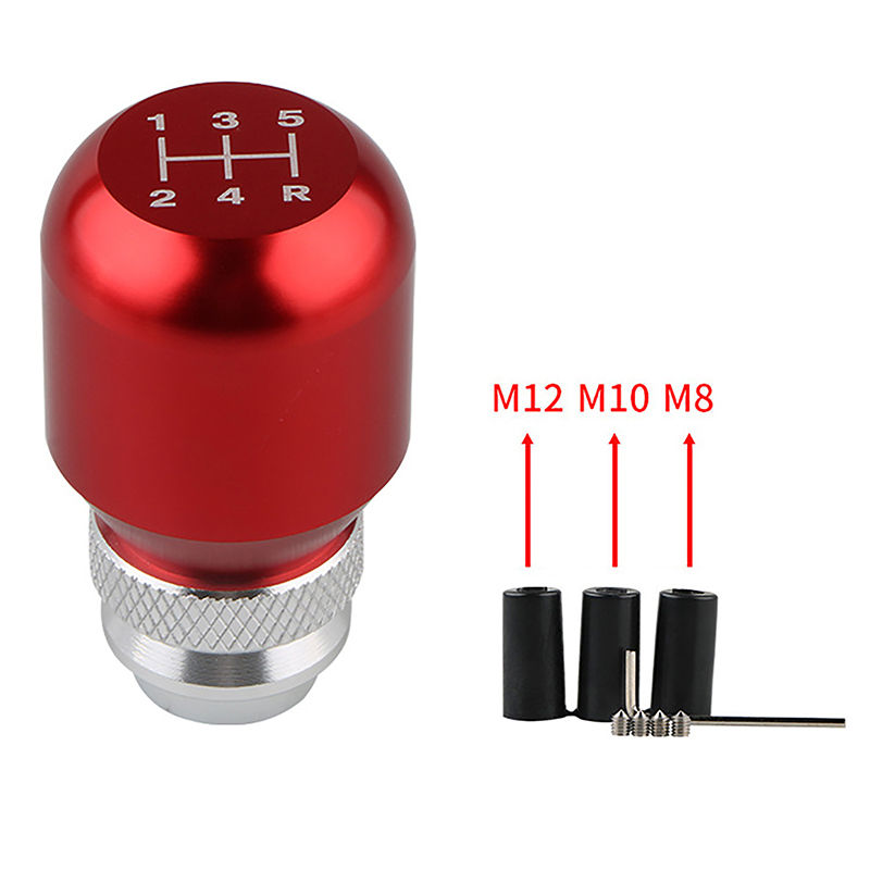 Thumbnail: Universal Car Gear Shift Knob Gear Stick Manual Shifter Lever Retractable Adjust