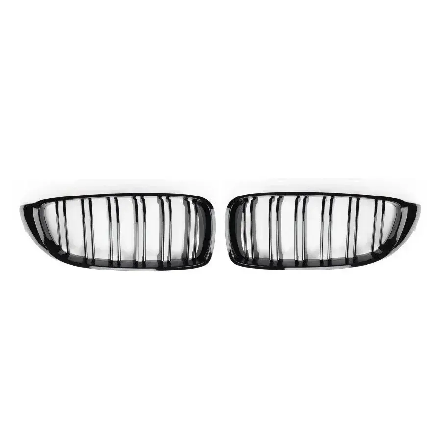 Thumbnail: Glossy Black Front Kidney Grille Slat M4 Style Grill for BMW F32 F33 F36 F80 F82