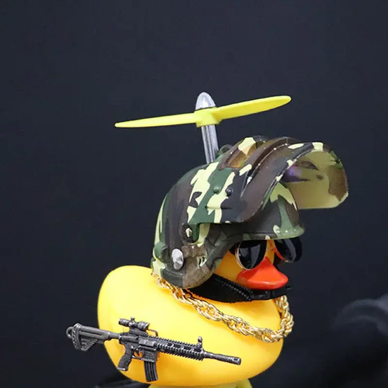 Thumbnail: Cute Rubber Duck Toy Car Ornaments Yellow Duck Car Dashboard Decorations Bike Ga