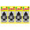 Thumbnail: Little-Trees Black Ice Little Tree Air Freshener- 24 Pack