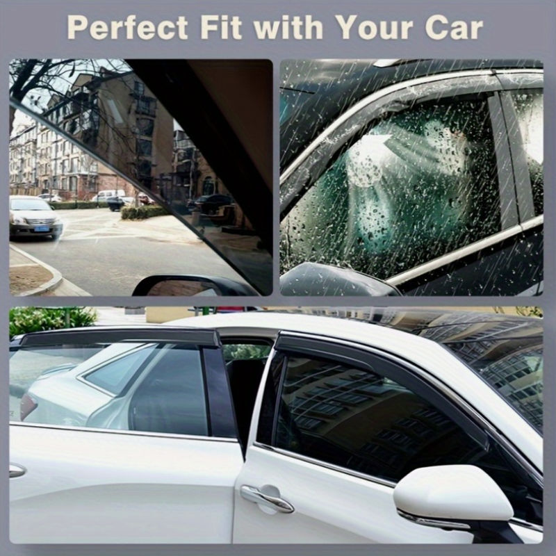 Thumbnail: 4pcs Window Visors For BYD Atto 2/Yuan UP/Yuan Pro/S1 Pro 2024-2026 Car Rain Def