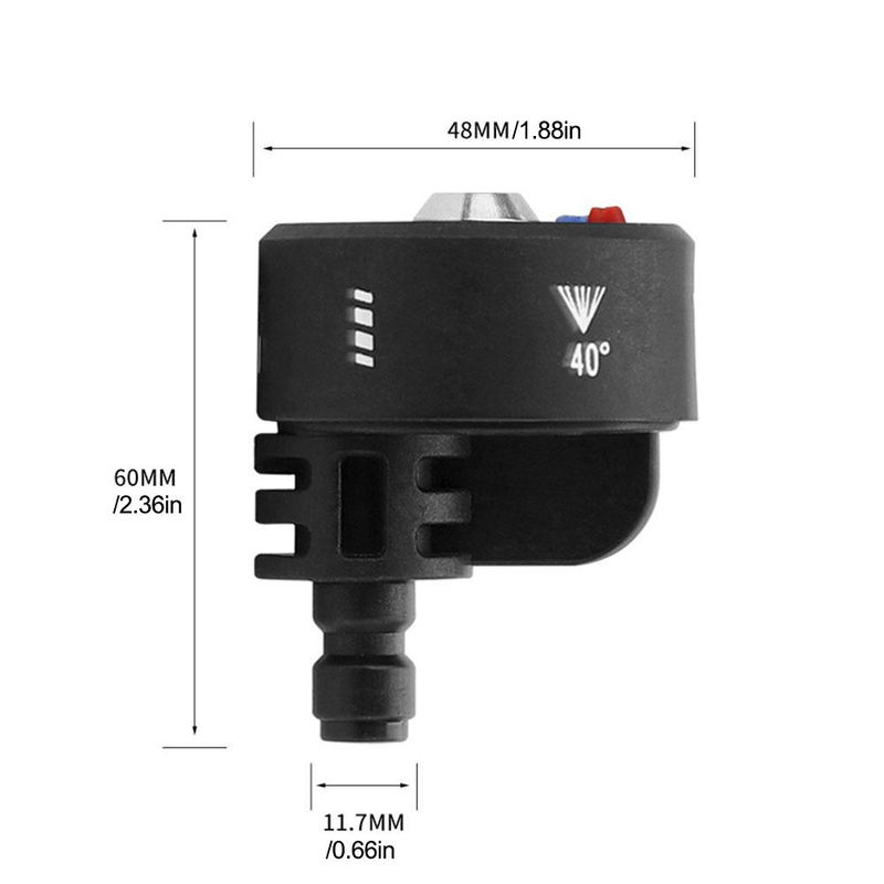 Thumbnail: 6 In1 Adjustable Nozzle For 1/4 Inch High Pressure Cordless Car Washer Cleaner W