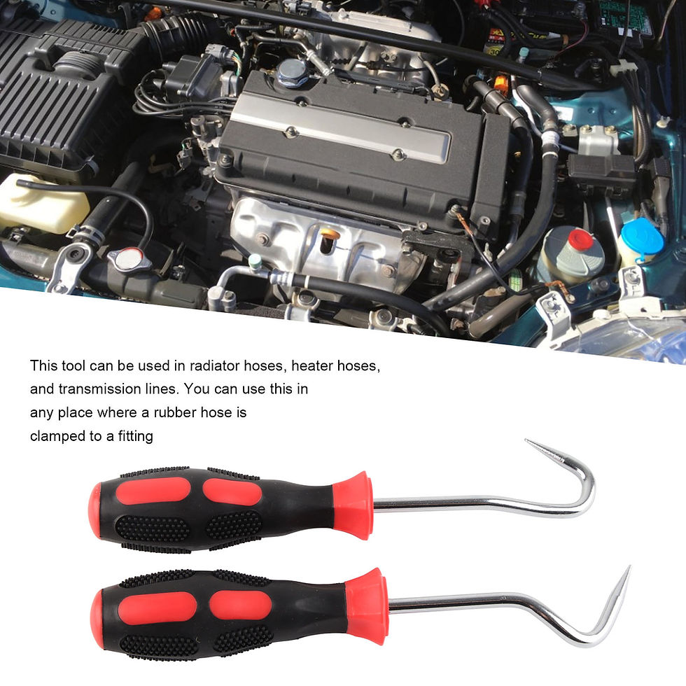 Thumbnail: 2Pcs Hose Removal Hook Kit Auto Hose Remover Steel Maintenance Tools For Radiato