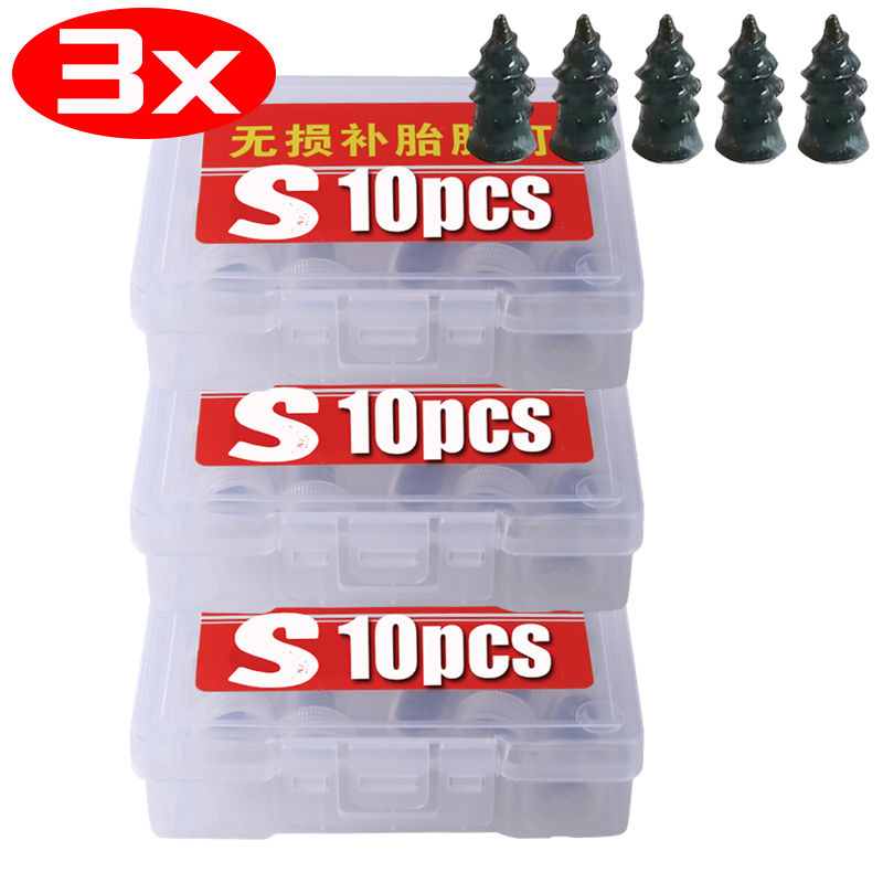 Thumbnail: Tire Puncture Repair Nails for Car Motorcycle Scooter Bike Vacuum Tyre Repairing