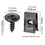 Thumbnail: 60/40/20PCS Car Motorcycles Metal Screw Tapping Fastener U-Type Clip with Screw