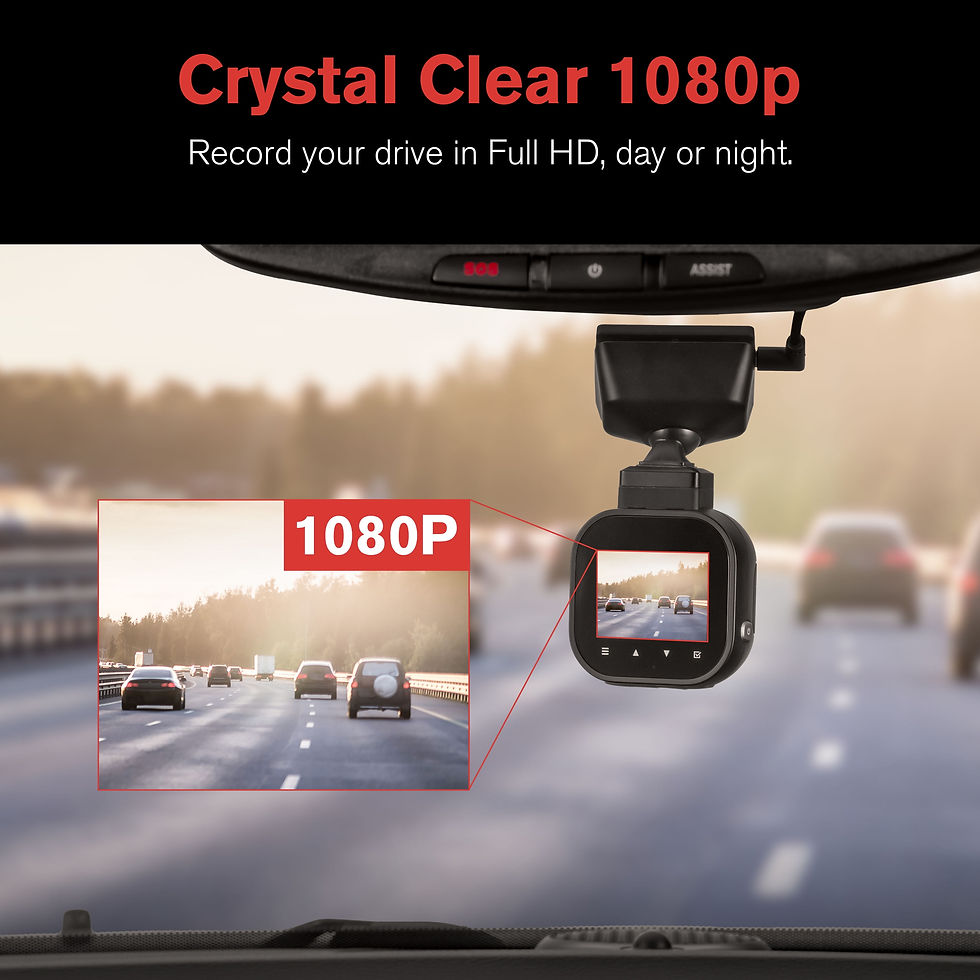 Thumbnail: YADA Roadcam PLUS WIFI, 1080P Dash Cam with App Control and Smart G-Sensor ..