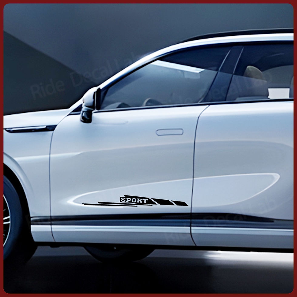 Thumbnail: Sports Reflective Stickers Suitable for Car Customization, Bumper and Headlight