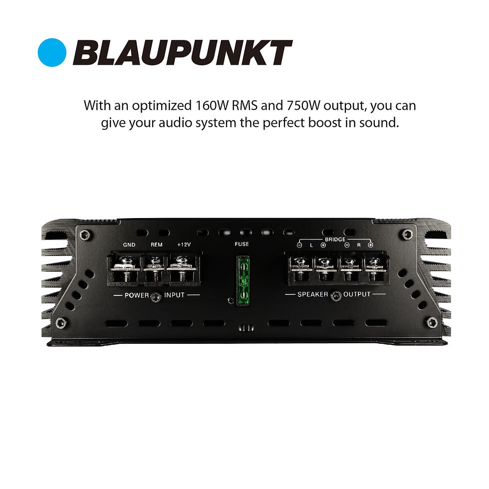 Thumbnail: Blaupunkt AMP1501 AMP1501 1,500-Watt-Max Monoblock Class D Amp