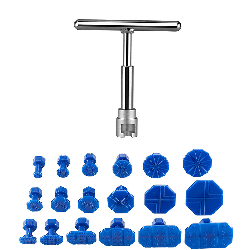 Thumbnail: Paintless Car Dent Removal Tools Sheet Metal Dent Puller short T-Dent Pull Set S
