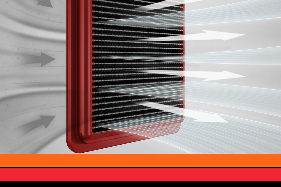 Thumbnail: K&N Select Engine Air Filter SA-2129, High Performance, Premium, Washable, ..