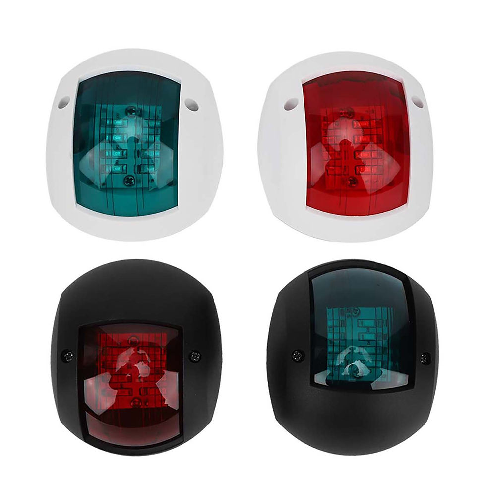 Thumbnail: Boat Sidelight Navigation Light Pair of Lamp Spherical Red Green LED Waterproof