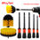 Thumbnail: Detailing Brush Set Power Scrubber Drill Brushes Car Polish Pads Car Cleaning Br