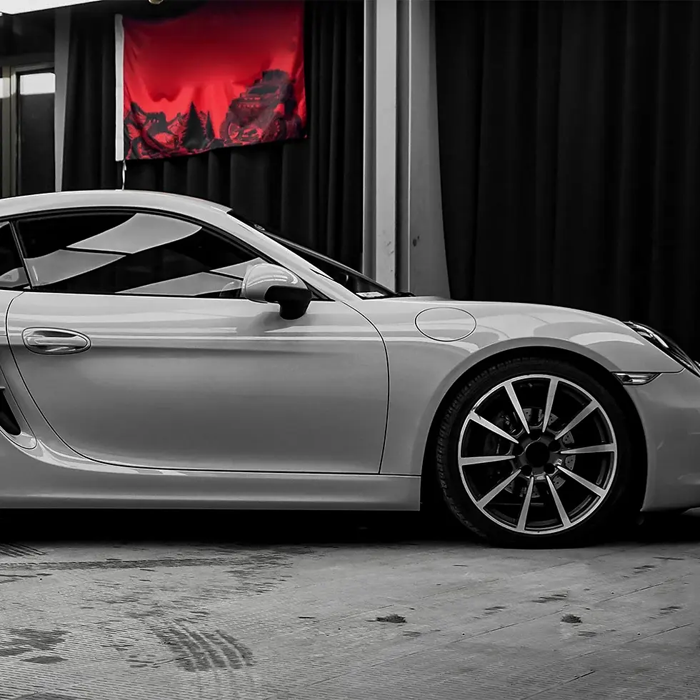 Thumbnail: Premium Gloss Chalk Grey Gray Wrap PET DIY Vinyl Film Car Whole Body PVC Decal W