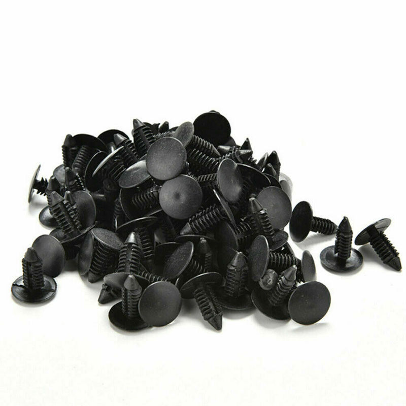 Thumbnail: 10/100pcs Car Interior Roof Fixing Buckles Barbed Wire Clip Auto Fastener Plasti