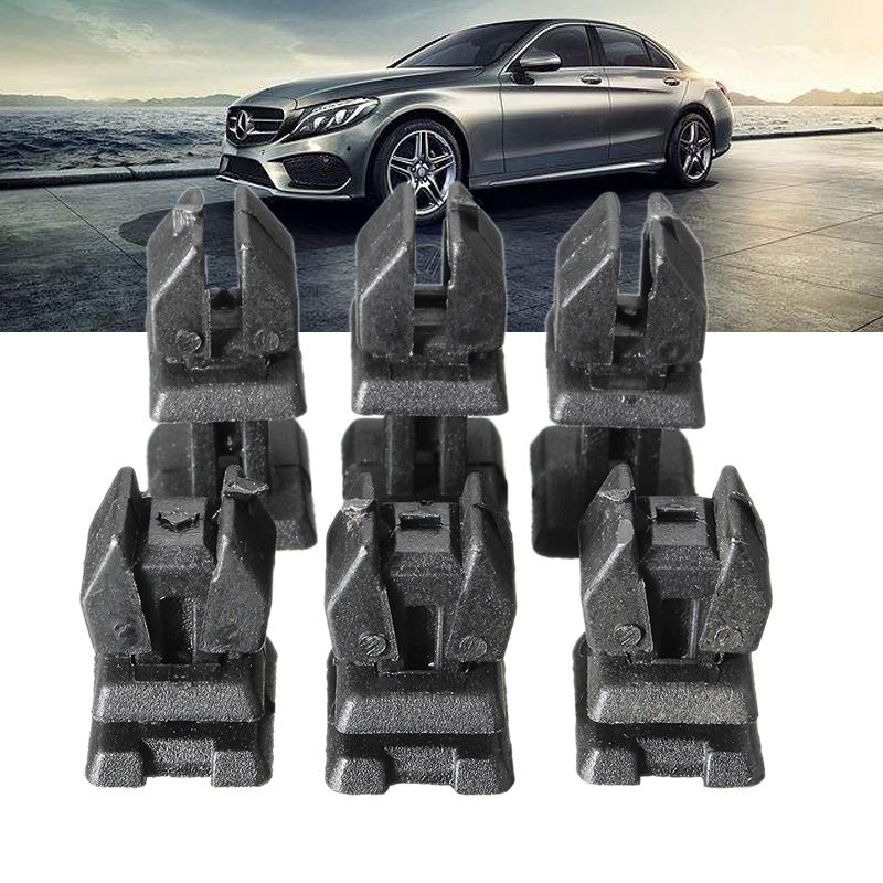 Thumbnail: 10x Auto Fasteners Boot Trim Clips Strip Cover For Mercedes Benz SLK CLK SL S W2