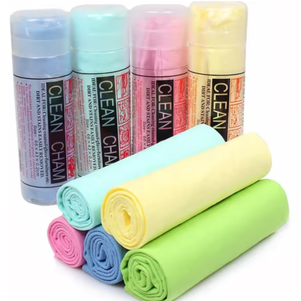 64x43cm Deerskin Towels Chamois Towel Car Kitchen Swimming Glasses Cleaning..