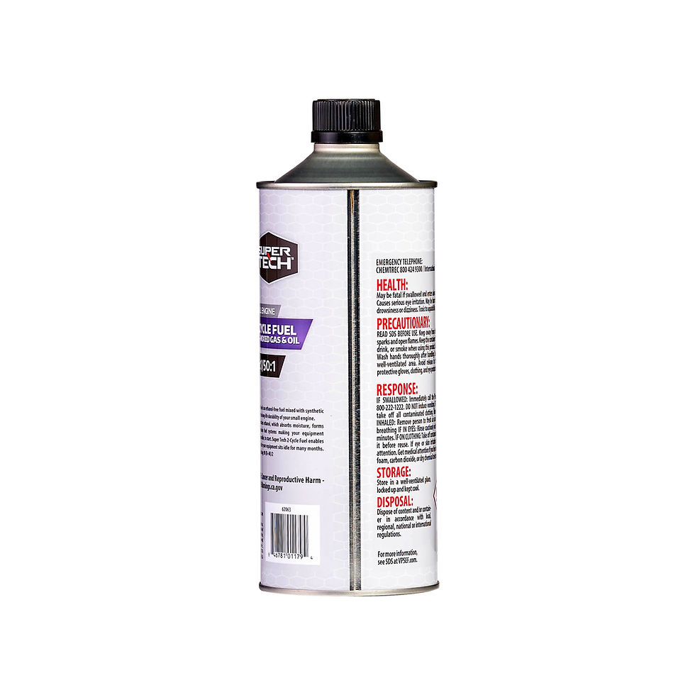 Thumbnail: Super Tech Multi-Mix 40:1/50:1 2-Cycle Premixed Small Engine Fuel 32 oz con..