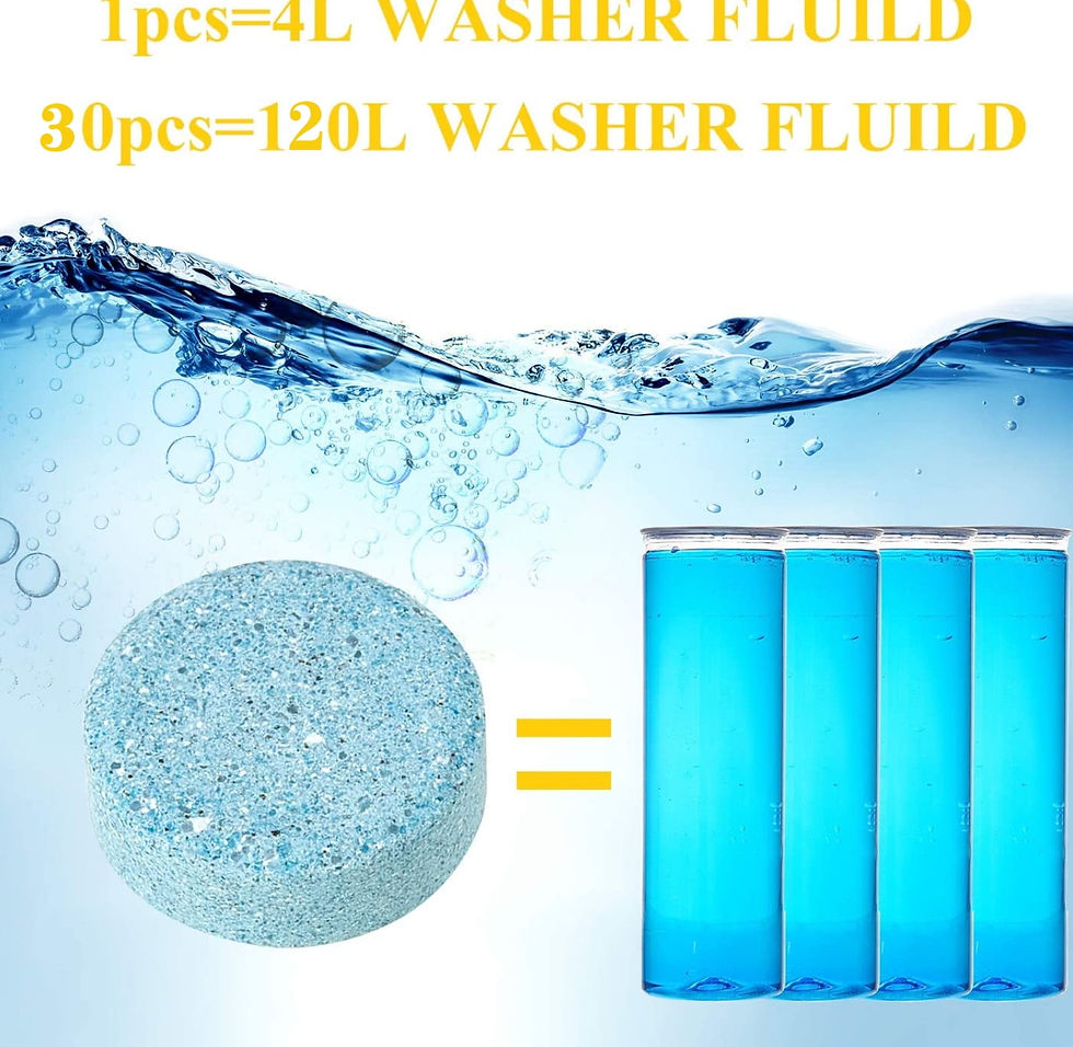 Thumbnail: Windshield Washer Fluid for Car and Home, 30 Pieces Car Glass Wiper Fluid C..